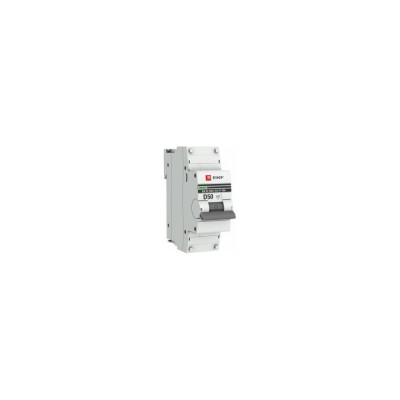 Автоматический выключатель EKF 1P, 50А, 10kA, ВА 47-100, PROxima mcb47100-1-50D-pro