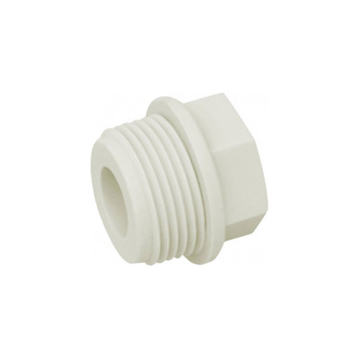 Резьбовая заглушка СТМ PP-R DN 25 ПЛАСТ CPECM025