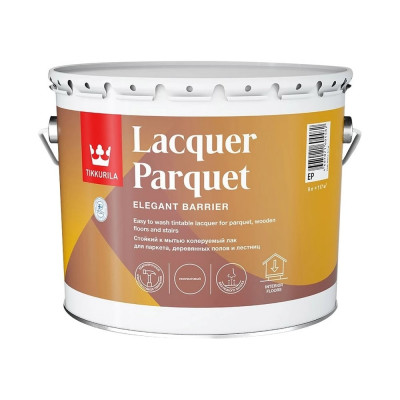 Паркетный лак Tikkurila Euro LACQUER PARQUET EP п/мат 9л 700001147