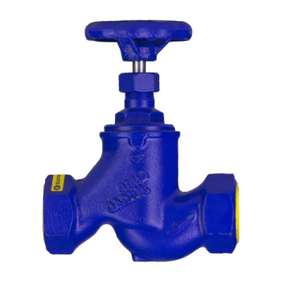 Клапан Zetkama запорный, чугун, Ду40 Ру16 м/м 201A040C00 007-7627