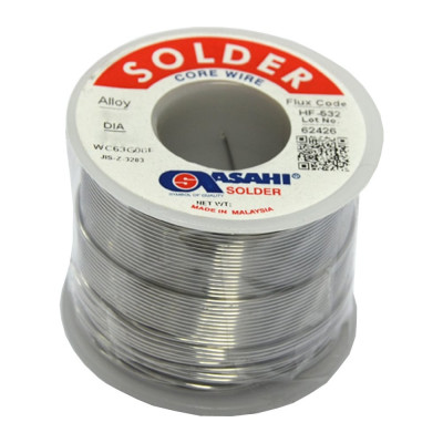 Припой (0.25 мм, 0.2 кг, Sn60/Pb40, HF532 флюс безотм. RMA) ASAHI 00-00001495