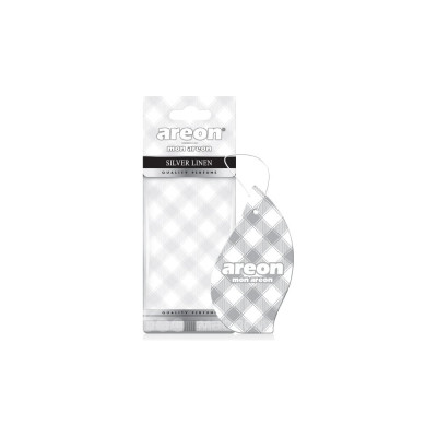 Автомобильный ароматизатор Areon MON Silver Linen Серебряный лён 704-043-339