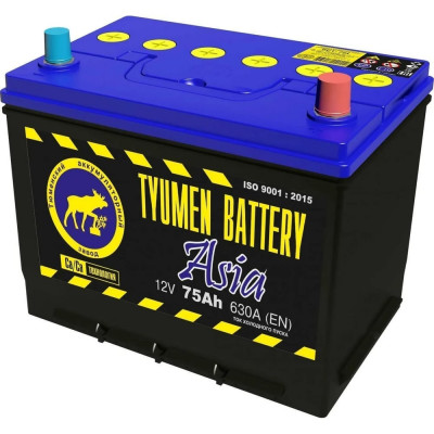 Аккумуляторная батарея TYUMEN BATTERY Тюмень asia 6ст -75.1 l TNSa75.1