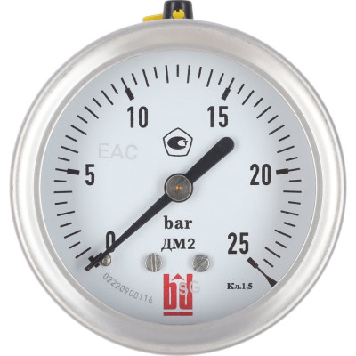 Манометр ДМ 2 063 Т (0-25) бар, кл.1.5, G1/4", DIN CASE BD 1152100029