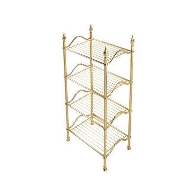 Этажерка Migliore MIRELLA L50хH107xP34 см, 4 полки-решетки, латунь, золото 26628