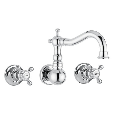 Смеситель для раковины Migliore ARCADIA скрытого монтажа настенный, хром 18391