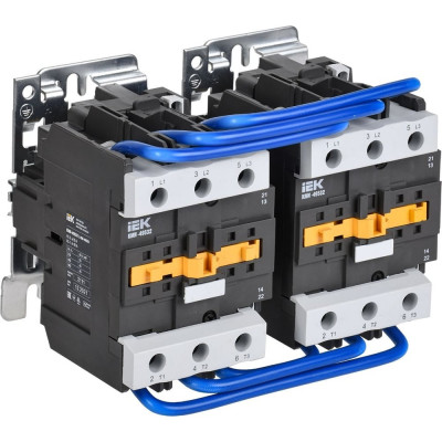 Контактор IEK кми-49532 реверс 95а 400в/ас3 2но;2нз KKM43-095-400-22-1