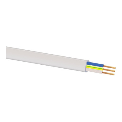 Шнур TDM ELECTRIC ШВВП 3x0,75 ГОСТ на катушке 200 м, белый SQ0120-0082