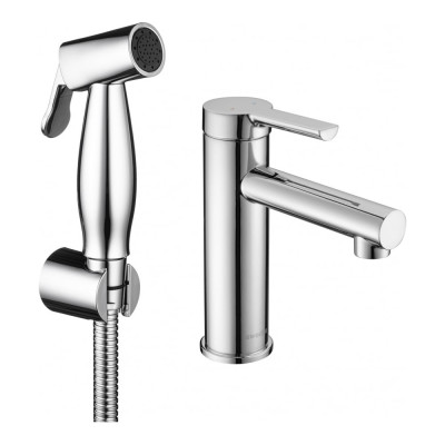 Смеситель для раковины с гигиенической лейкой Swedbe 1060