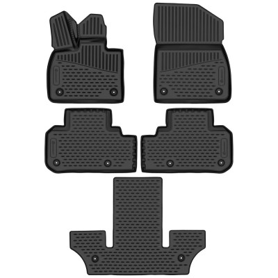 Коврики 3D в салон Element подходят для LiXiang L8 2022 - 5шт. (полиуретан) / Ликсианг Л8 ELEMENT3DA67710210k