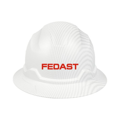 Строительная каска Fedast белая FD-kaska1