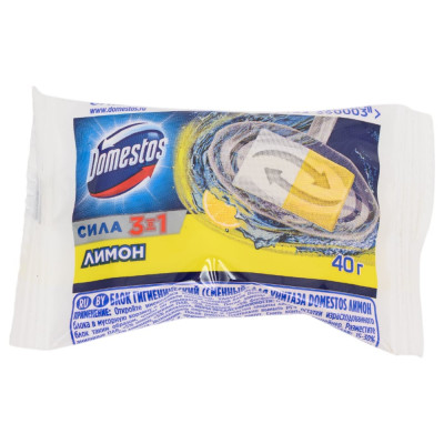 Блок гиг смен д/у DOMESTOS лимон 40Г 8717163350003
