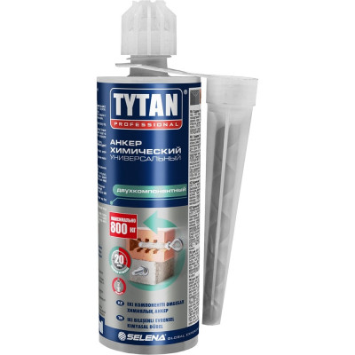 Анкер химический универсальный TYTAN PROFESSIONAL двухкомпонентный, EV-I 165 мл 270889