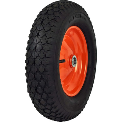Колесо для тачки 4.00-8 (20x65) (подходит для старых тачек 2x120) SKIPER 00-00023888