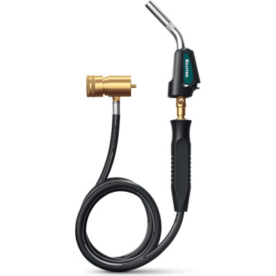 Газовая горелка KRAFTOOL KS-8000 Blue Fire с пьезоподжигом на баллон, шланг 1.4м, 2000C 55512