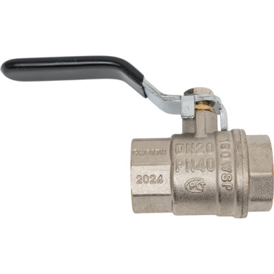 Шаровой кран Millennium латунный,никилерованный для воды 3/4" внутренняя/внутренняя резьба ручка-рычаг KVRFF3434