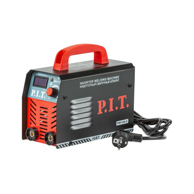 Сварочный инвертор P.I.T. IGBT 180 А,ПВ-60,1,6-3.2 мм,4,8квт, от пониж нап. 190,гор старт PMI180-C