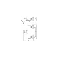 Смеситель для душа Aquanet AF440-30С Gotic хром 00216774