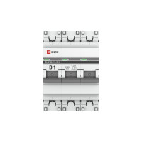 Автоматический выключатель EKF 3P, 1А, 4.5kA, ВА 47-63, PROxima mcb4763-3-01D-pro