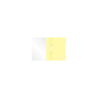 Папка-скоросшиватель Бюрократ Pastel PSLPAST/YEL A4, прозрачный верхний лист, пластик, желтый, 0.14/0.18, 20 шт в упаковке 1481337