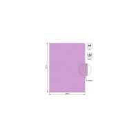 Папка-уголок Бюрократ Pastel EPAST/VIO A4, пластик, 0.18 мм, фиолетовый, 20 шт в упаковке 1604322