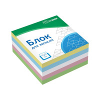 Блок для записей Стамм имидж, 9x9х4,5 см, цветной БЗ-995400