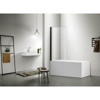 Шторка на ванну Aquatek одноэлементная, поворотная, 800x1500 aq del sba 08015bl 00000126052