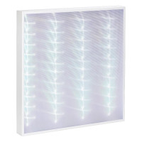 Светодиодный светильник IEK Lighting pro дво 2001 40вт, 6500к, ip40, 588x588мм, грильято, микропризма LTP-DVO2-2001-40-65-K01