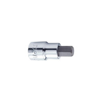 Головка торцевая с шестигранной вставкой HEX 12 мм, L=55 мм, 1/2DR" TOPTUL BCDA1612
