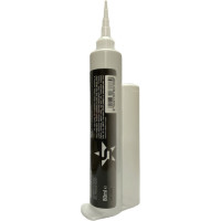 Силиконовый маслостойкий нейтральный герметик STALOC high performance silicone sealant черный, 80 мл SIBK80