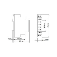 Реле времени TELE E1ZM10 24-240VAC/DC VE10 110200A