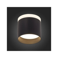 Потолочный светильник ALMA LIGHT черный led 1x9w 4000k 702lm d79xh75, ALMA LIGHT ALC00036BK-4000K-LED.1x9W