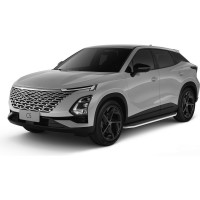 Пороги на автомобиль Rival "Premium" Omoda C5 2022-н.в., 173 см, 2 шт., алюминий A173ALP.0908.1