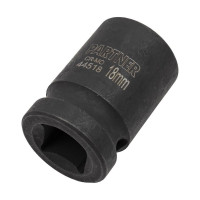 Головка ударная 6-гранная 18 мм, 1/2"DR Partner PA-44518(13043)