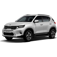 Пороги на автомобиль Rival "Premium-Black" Kia Sonet 2024-н.в., 173 см, 2 шт., алюминий, A173ALB.2807.1