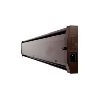 Плинтусный обогреватель Mr.Tektum Smart-Roll 400Вт 1,1м коричневый подключение слева SRBL1,1