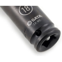 Торцевая ударная глубокая головка 24 мм, 1/2DR" SATA 34417