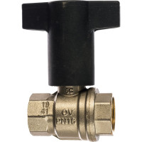 Шаровой кран Oventrop Optibal, полнопроходной, DN-15, 1/2", ВВ, PN 1077104