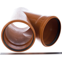 Тройник для наружной канализации RTP D 200х200 мм, 45 град 11695