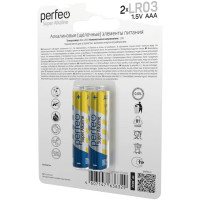 Алкалиновые батарейки Perfeo LR03, 2 шт., на блистере 30005153