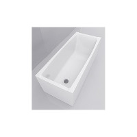 Акриловая ванна Santek САНТОРИНИ прямоугольная, 150х70 см, белая 1WH302497 00054927