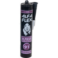 Клей ALFAFLEX жидкие гвозди, для монтажных и отделочных работ, бежевый, 280 мл 534264