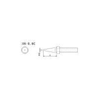 Насадка паяльная QUICK QSS200-T-0,8C