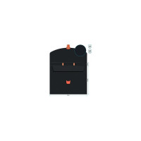 Портфель Бюрократ Black Opal BLPP01OR 1 отделение, A4, пластик, 0.7 мм, черный/оранжевый, 14 шт в упаковке 1481690