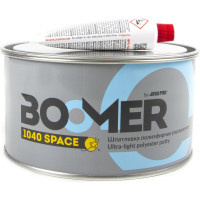 Полиэфирная универсальная шпатлевка BOOMER SPACE 1.0+0.02 л 1040/1