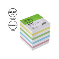 Блок для записей Стамм стандарт, 9x9х9 см, ассорти БЗ-999200
