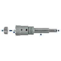 Хвостовик шестигранный 13 мм Power-Drill 4000 для коронок Power-Max 55/60 Karnasch 20.1532