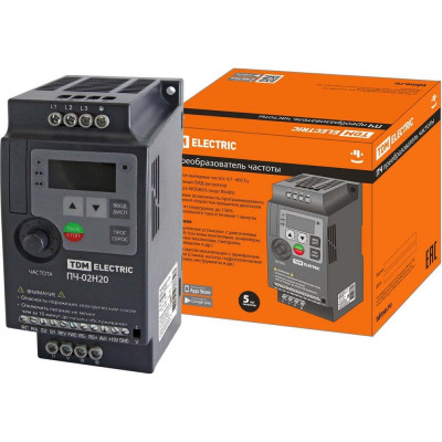 Преобразователь частоты TDM ELECTRIC ПЧ-02H20 230В, 2,2кВт SQ0749-0003