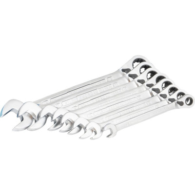 Набор комбинированных ключей с трещоткой NORGAU тип NBS7UR-012 12 шт. 060249712