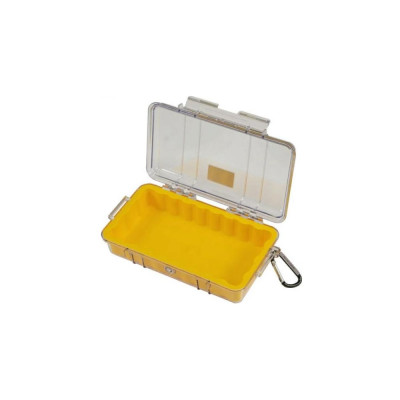 Защитный кейс Pelican 1060 желтый с прозрачной крышкой 1060-027-100E
